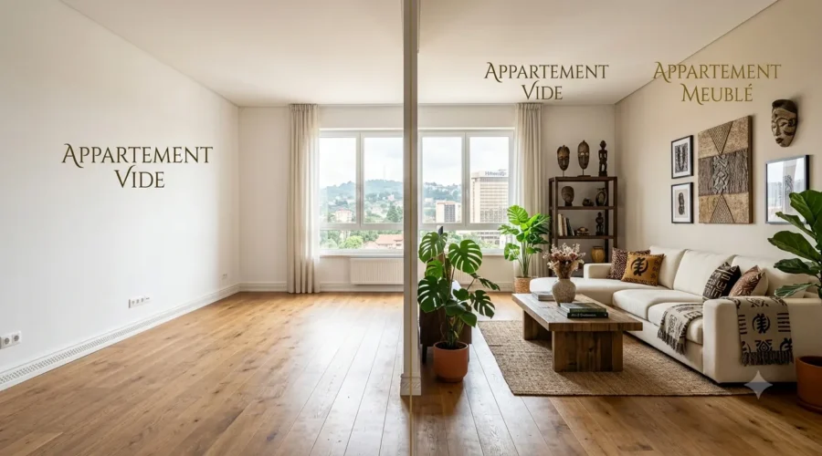 Appartement vide ou meublé au Cameroun : lequel choisir selon votre situation ?